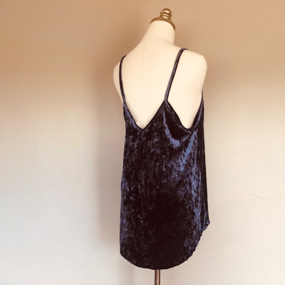 Camisole Velvet Medium Midnight Blue - Picture 4 of 7